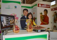 Mr Keith Nguyen of Natural Fruit Trading Service Co., Ltd has received many good visitors during the exhibition.